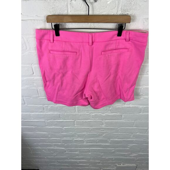 Lilly Pulitzer Women's Jayne Knit Shorts in Bright Prosecco Pink Size 16 - Picture 3 of 5